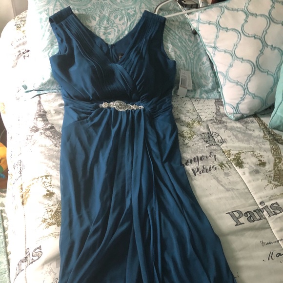 Alex Evenings Blue dress - Picture 2 of 8